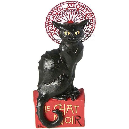 Maison & Déco Vêtements femme à moins de 70 Parastone Statuette Mignature en résine Le chat Noir Noir