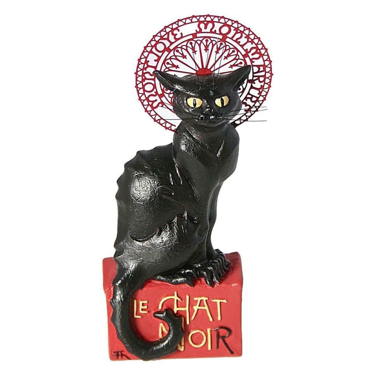 Maison & Déco Statuettes et figurines Parastone Statuette Mignature en résine Le chat Noir Noir