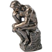 Atelier du Linge Statuettes et figurines Parastone Reproduction du Penseur de Rodin - 15 cm Marron