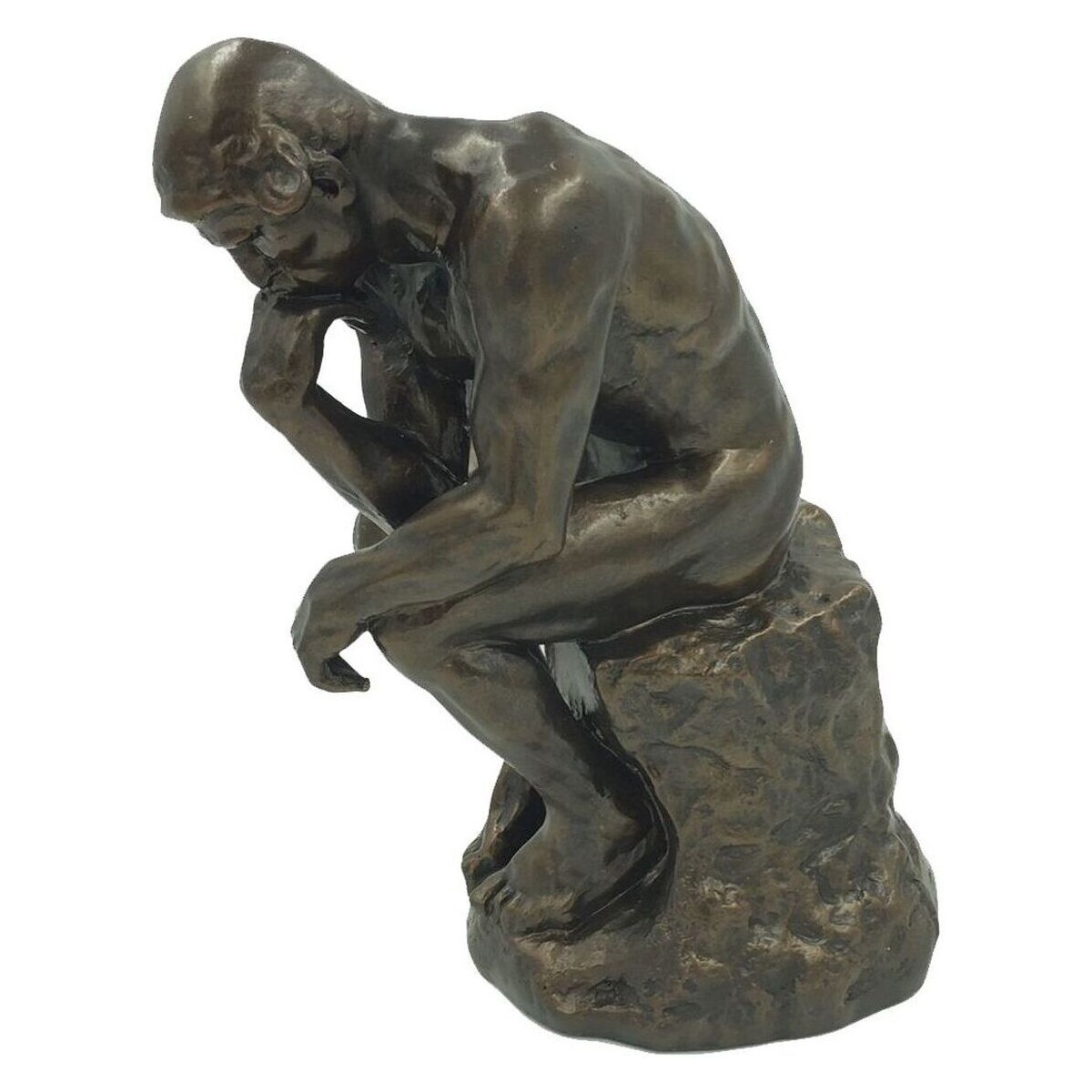 Maison & Déco Statuettes et figurines Parastone Reproduction du Penseur de Rodin - 25 cm Marron