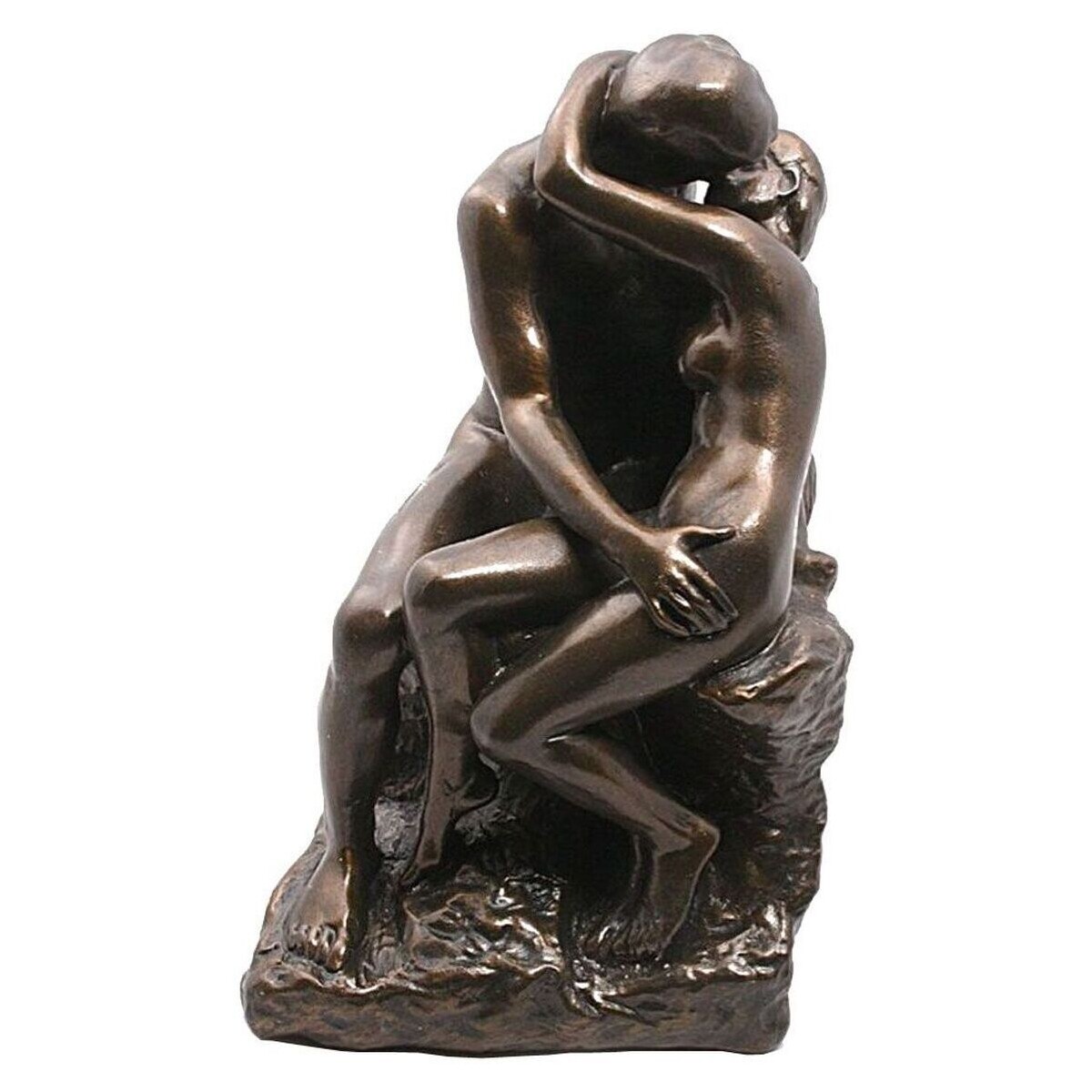 Maison & Déco Statuettes et figurines Parastone Reproduction Le Baiser de Rodin 17 cm Marron