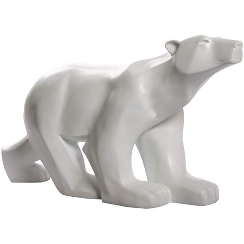 Maison & Déco Statuettes et figurines Parastone Statue L'ours Blanc de François Pompon 65 cm Blanc