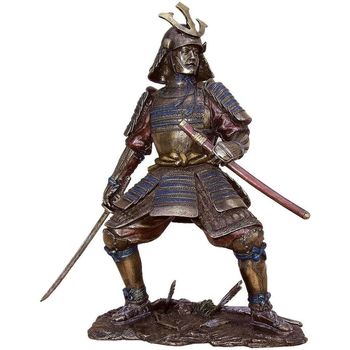 Hip Hop Honour Statuettes et figurines Parastone Statue Samurai Art aspect bronze Doré
