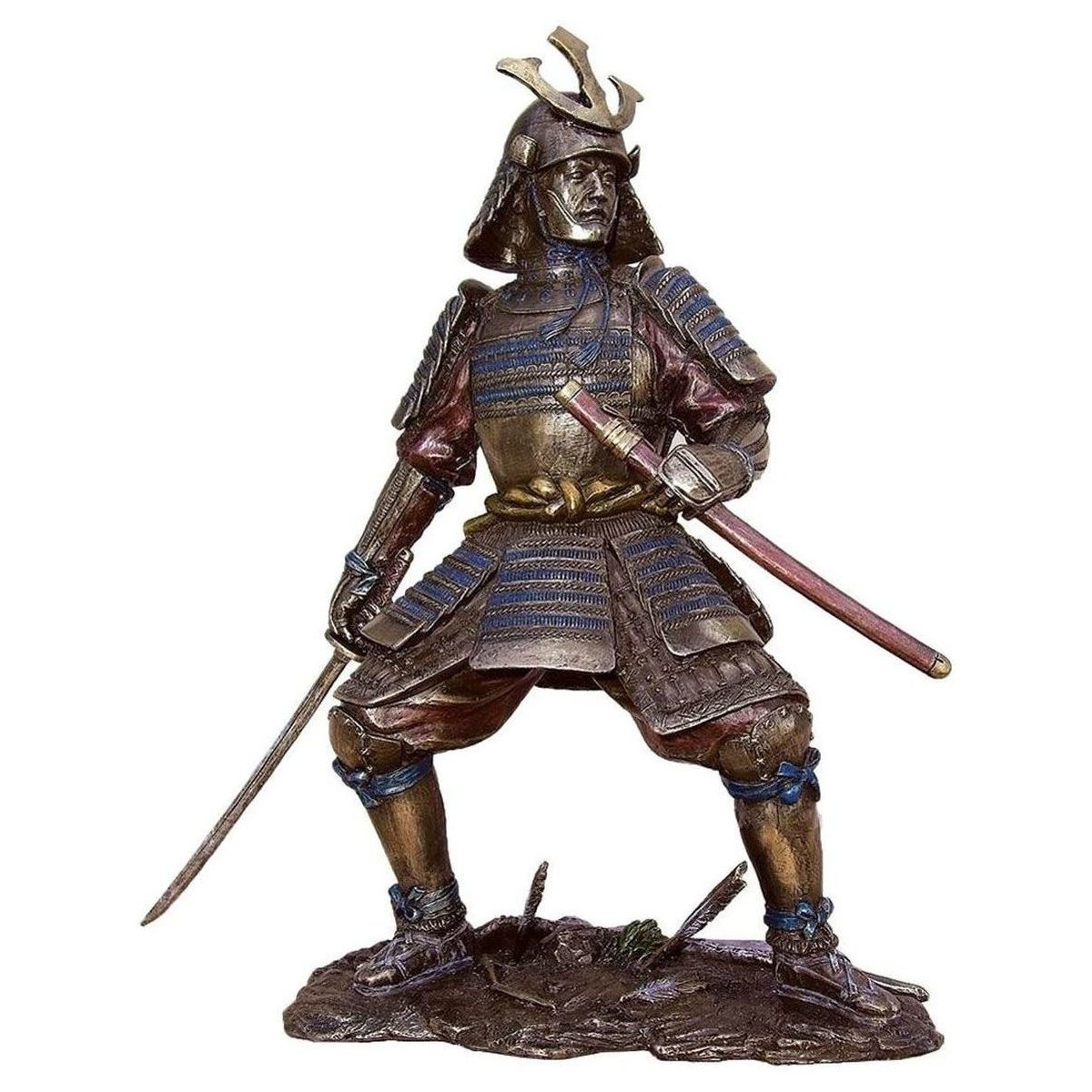 Maison & Déco Statuettes et figurines Parastone Statue Samurai Art aspect bronze Doré