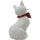 Maison & Déco Mules / Sabots Parastone Statuette Coquette Les chats par Dubout Blanc