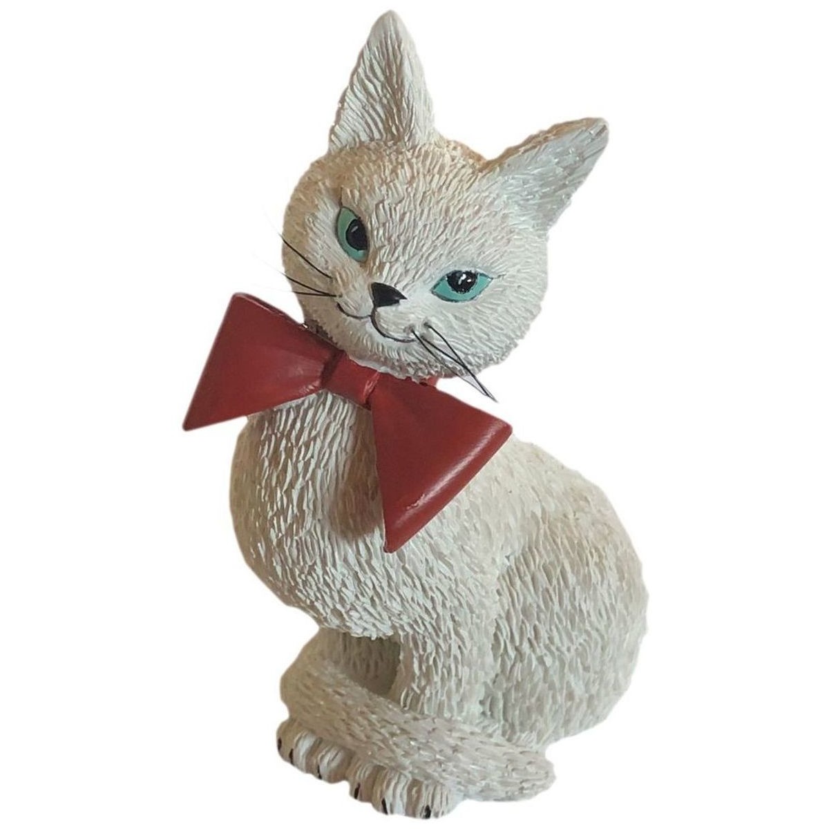 Maison & Déco Mules / Sabots Parastone Statuette Coquette Les chats par Dubout Blanc