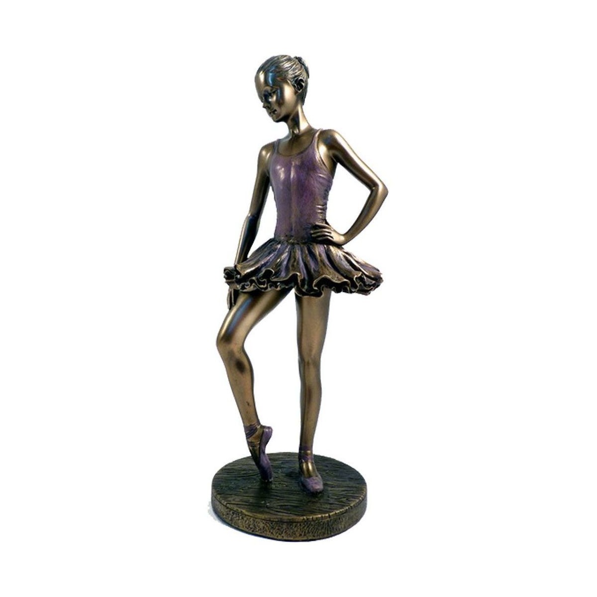 Maison & Déco Statuettes et figurines Parastone Statuette Danseuse de collection aspect bronze 25 cm Doré