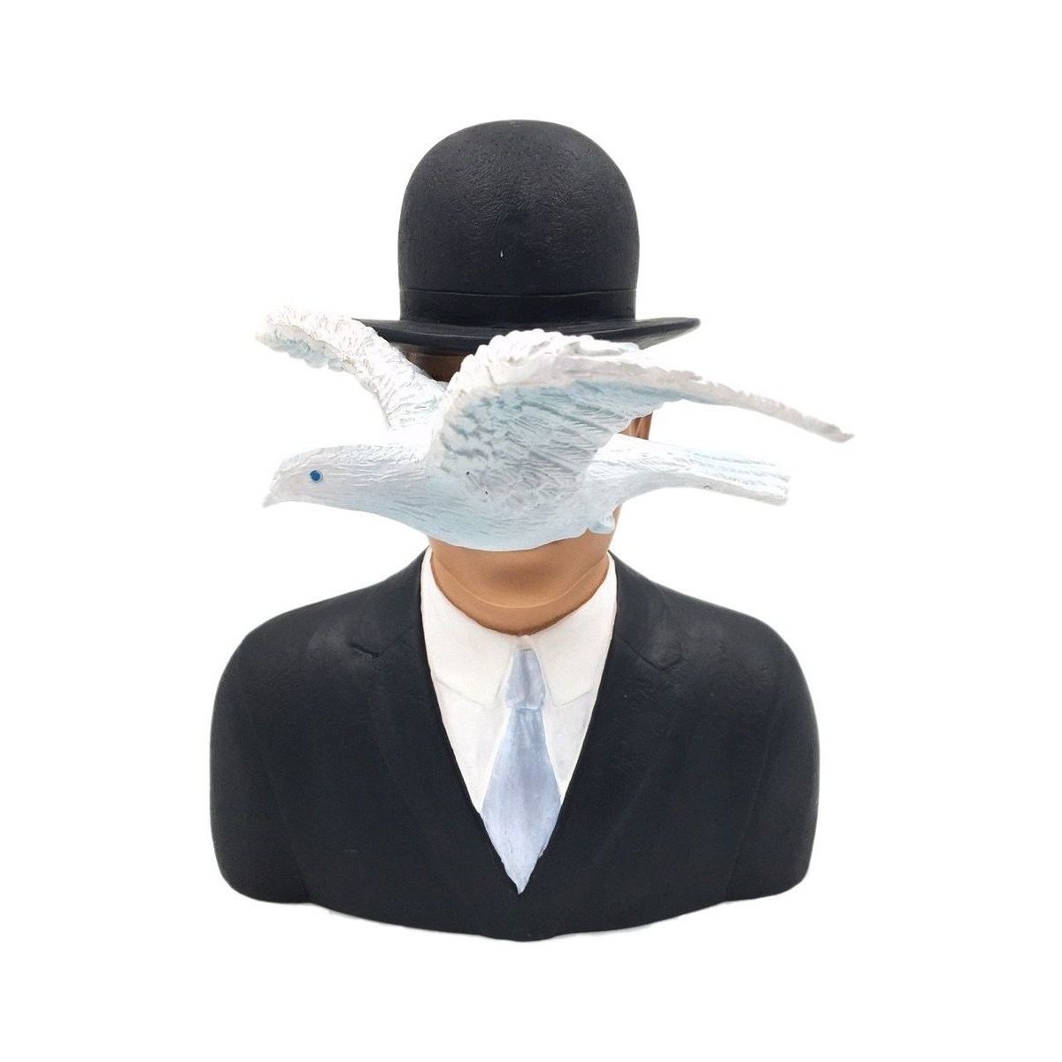 Maison & Déco Statuettes et figurines Parastone Statuette de collection Magritte - L'homme au Chapeau Melon Noir