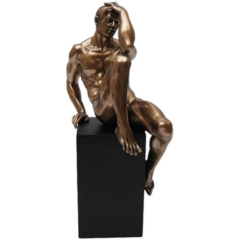 Maison & Déco Fleur De Safran Parastone Statuette en résine Homme nu 24 cm Doré