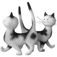 Maison & Déco Maison & Déco Parastone Statuette Les chats par Dubout Gris