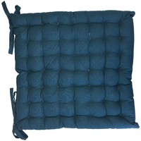 Maison & Déco Galettes de chaise Stof Assise de chaise matelassée en coton bleu foncé Bleu