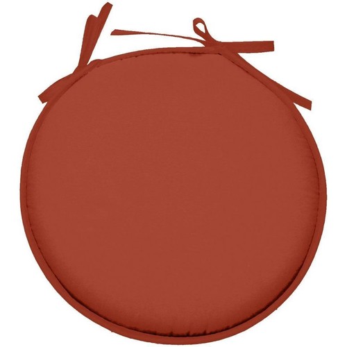 Maison & Déco Recevez une réduction de Stof Galette de chaise ronde en polyester terracota Rouge
