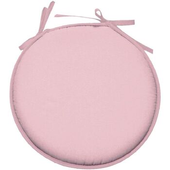 Maison & Déco Recevez une réduction de Stof Galette de chaise rose ronde en polyester Rose