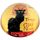 Maison & Déco Livraison gratuite et retour offert Presse papier steinlen le chat noir Jaune