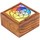 Maison & Déco Paniers / boites et corbeilles Phoenix Import Petite boite à bijoux Graines de Vie en bois Multicolore