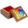 Maison & Déco Paniers / boites et corbeilles Phoenix Import Petite boite à bijoux Graines de Vie en bois Multicolore