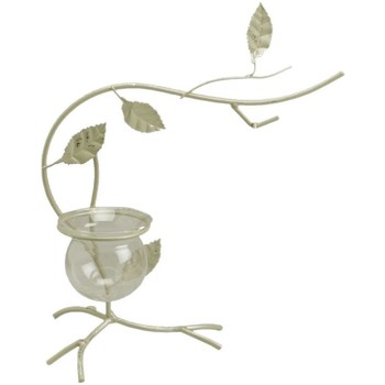 Maison & Déco Vases, caches pots d'intérieur Amadeus Soliflore en métal feuillage gris Gris