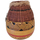 Maison & Déco Vases / caches pots d'intérieur Sud Trading Vase déco d'inspiration amérindienne 21 cm Orange