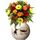 Maison & Déco Vases / caches pots d'intérieur Parastone Vase en céramique Oval Chats par Dubout Blanc