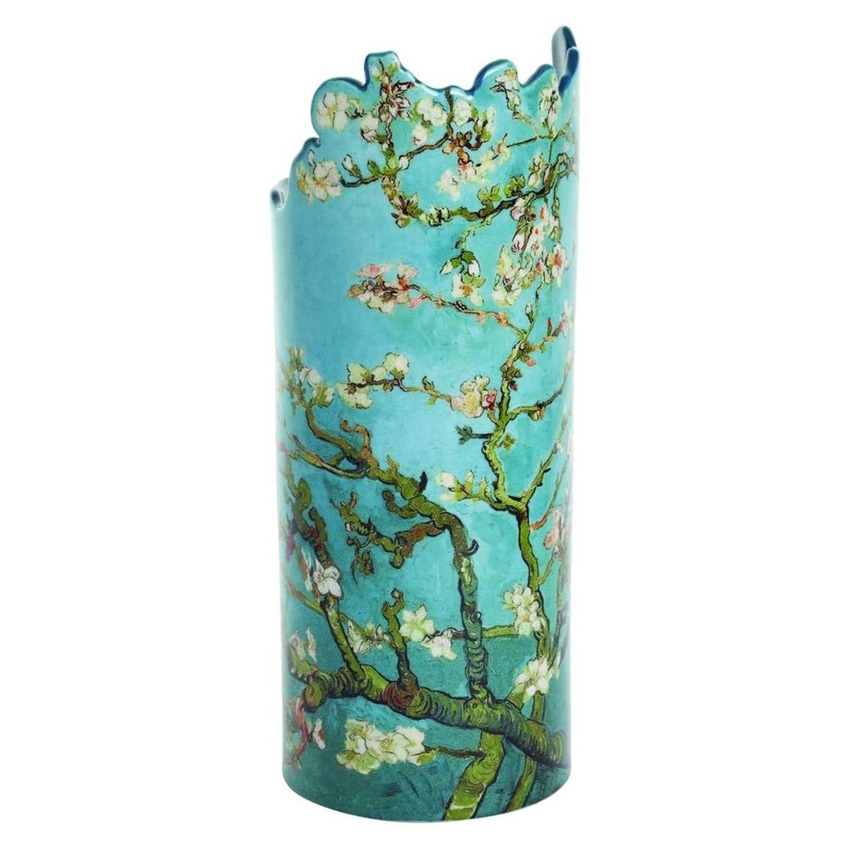Maison & Déco Vases / caches pots d'intérieur Parastone Vase en céramique silhouette Van Gogh - Blossom Bleu