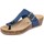 Chaussures Femme Tongs Summery  Bleu