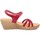 Chaussures Femme Sandales et Nu-pieds Lionellaeffe Eccellenza Toscana  Rouge