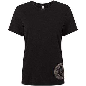 Vêtements Femme T-shirts & Polos Calvin Klein Jeans T-shirt  ref_51437 Noir Noir