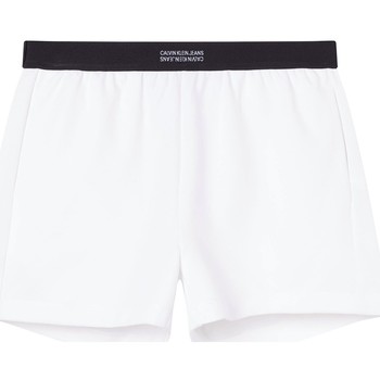 Vêtements Femme Shorts / Bermudas Calvin Klein Jeans Short femme  ref 51790 YAF Blanc Blanc