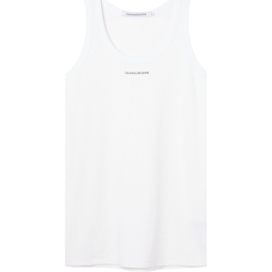 Vêtements Débardeurs / T-shirts sans manche Calvin Klein Jeans Débardeur  ref 52129 YAF Blanc Blanc