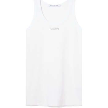 Vêtements Débardeurs / T-shirts sans manche Calvin Klein Jeans Débardeur  ref 52129 YAF Blanc Blanc
