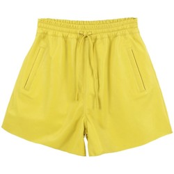 Vêtements Femme Shorts / Bermudas Oakwood Short en cuir  ref 51954 jaune Jaune