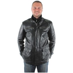 Vêtements Homme Vestes en cuir / synthétiques Daytona Veste en cuir ref_day25542-noir Noir