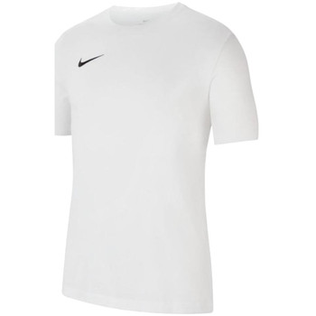 Vêtements Homme T-shirts manches courtes Uptempo Nike Dri-Fit Park 20 Tee Blanc