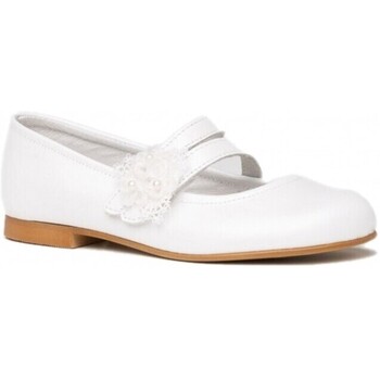 Chaussures Fille Ballerines / babies Angelitos COMUNION 991 Blanco Blanc