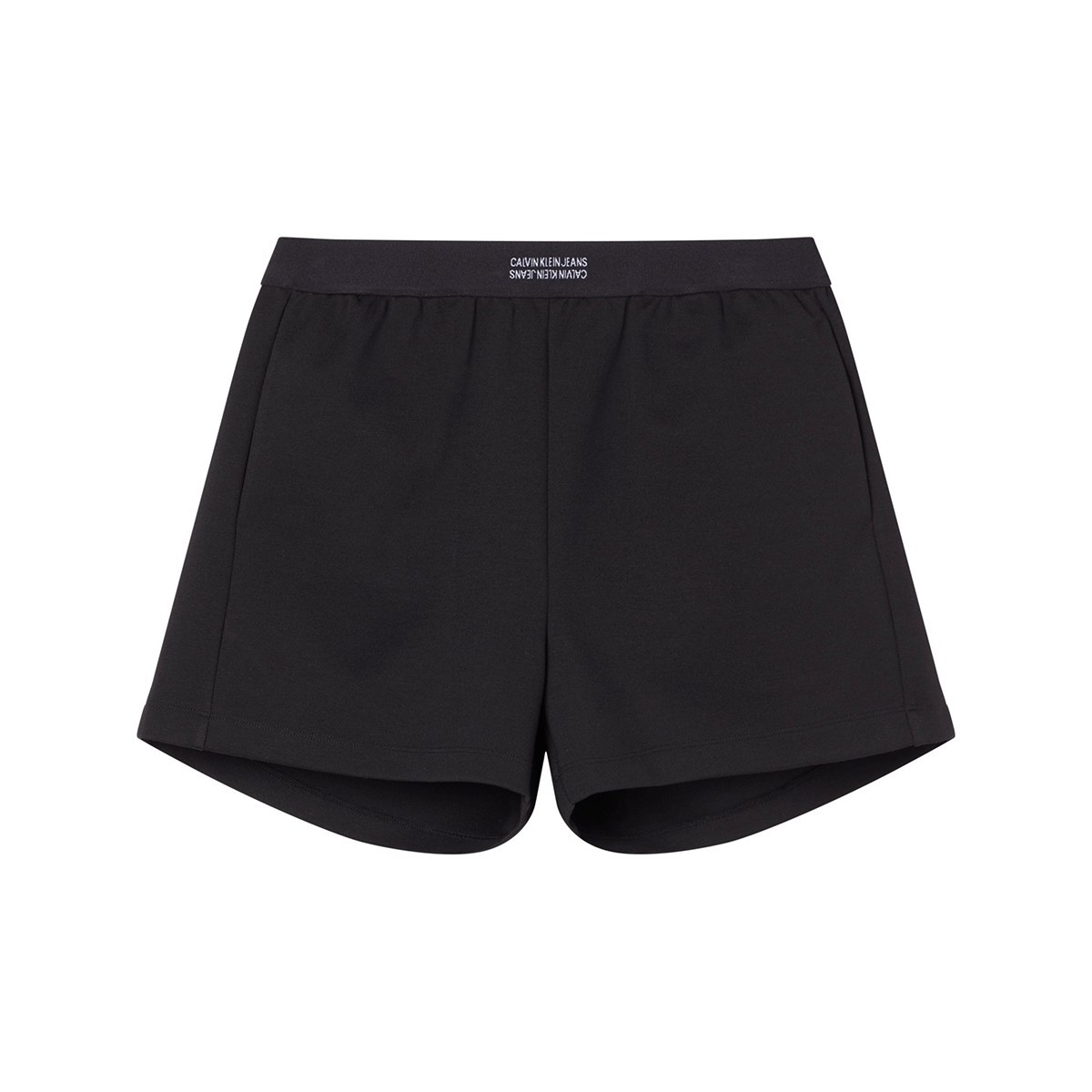 Vêtements Femme Shorts / Bermudas Calvin Klein Jeans Short femme  ref 51788 BEH Noir Noir