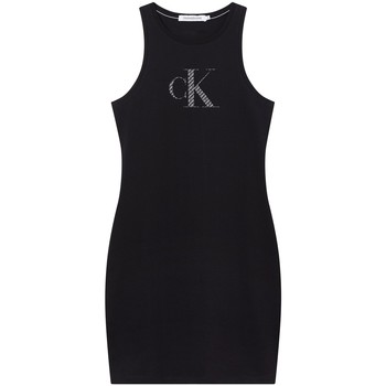 Vêtements Femme Robes courtes Calvin Klein Jeans Robe moulante  ref 51792 BEH Noir Noir