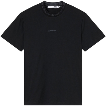 Vêtements Homme T-shirts & Polos Calvin Klein Jeans T-shirt  ref 52114 BEH Noir Noir