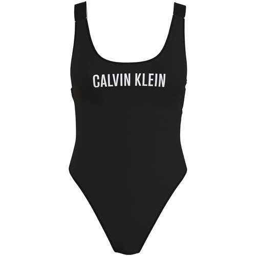 Vêtements Femme Maillots / Shorts de bain Calvin Klein Jeans skinny Maillot de bain décolleté  ref 5 Noir