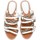 Chaussures Femme Sandales et Nu-pieds Desigual Sandales  ref 52189 9019 Multi Multicolore