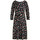 Vêtements Femme Robes Ganni Pleated Georgette Dress F6601 Noir
