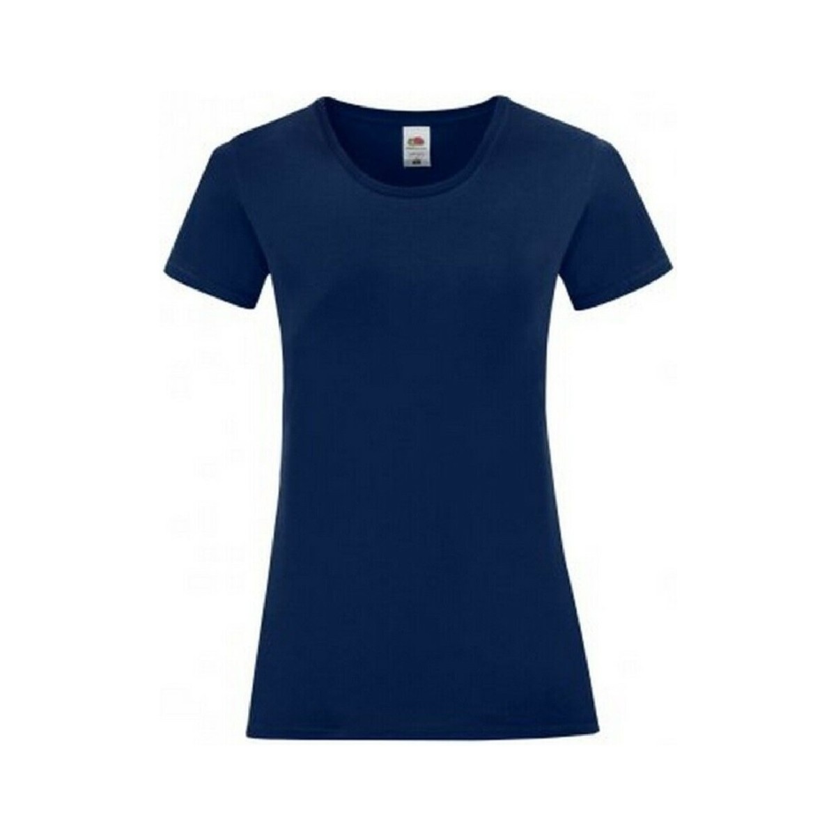 Vêtements Femme T-shirts manches longues Fruit Of The Loom Iconic 150 Bleu