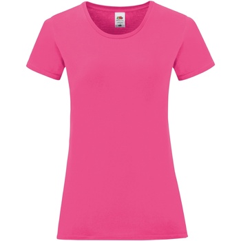 Vêtements Femme T-shirts manches longues Fruit Of The Loom Iconic 150 Multicolore