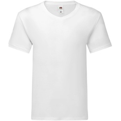 Vêtements Homme T-shirts and manches courtes Fruit Of The Loom 61442 Blanc