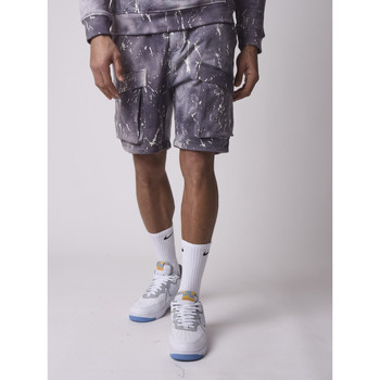 Vêtements Homme Shorts / Bermudas Tee Shirt F181008 Short 2140200 Gris