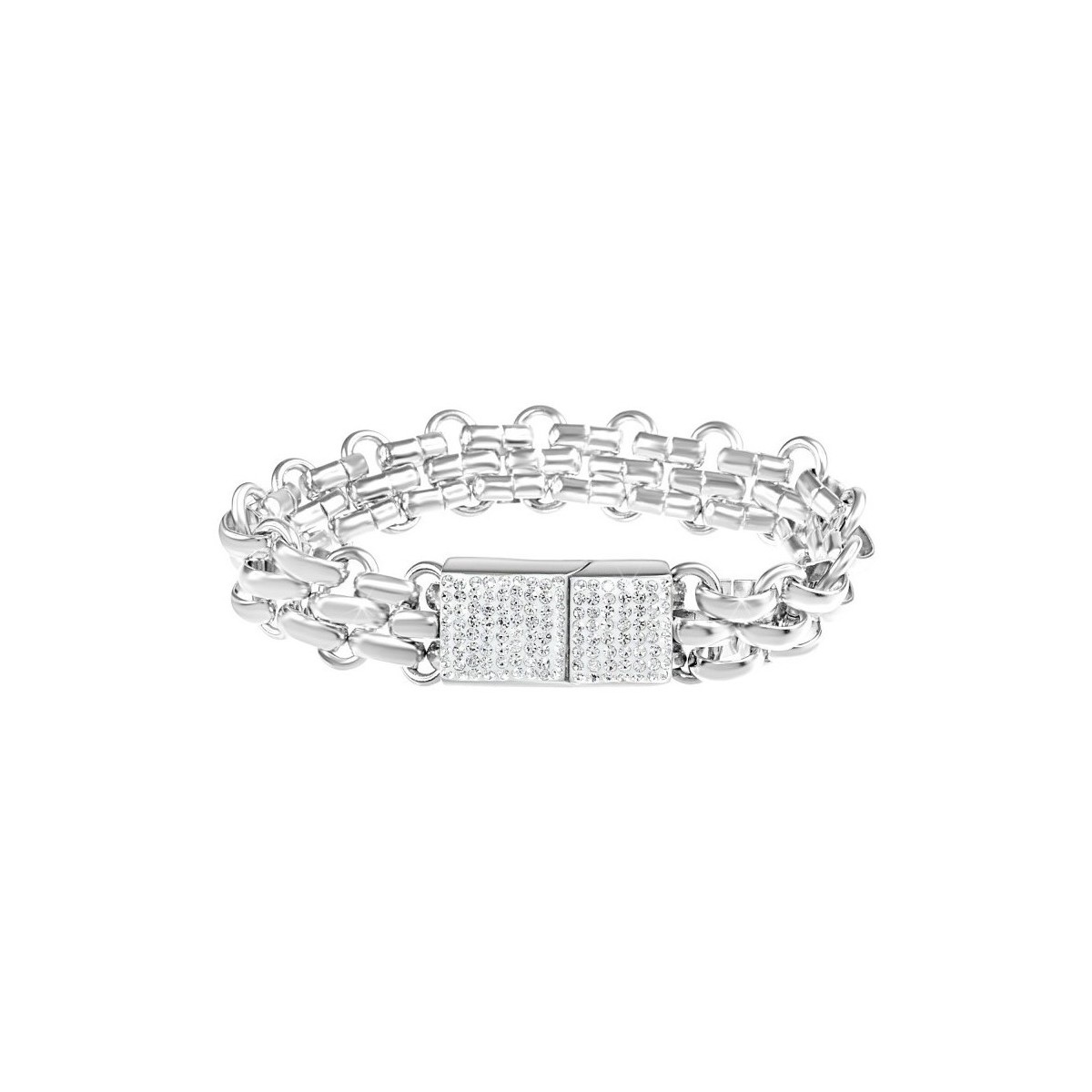 Montres & Bijoux Femme Bracelets Sc Crystal B2567-T16 Argenté