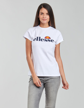 Vêtements Femme SikSilk Schimmerndes Funktions-T-Shirt in Schwarz Ellesse HAYES SLIM Blanc