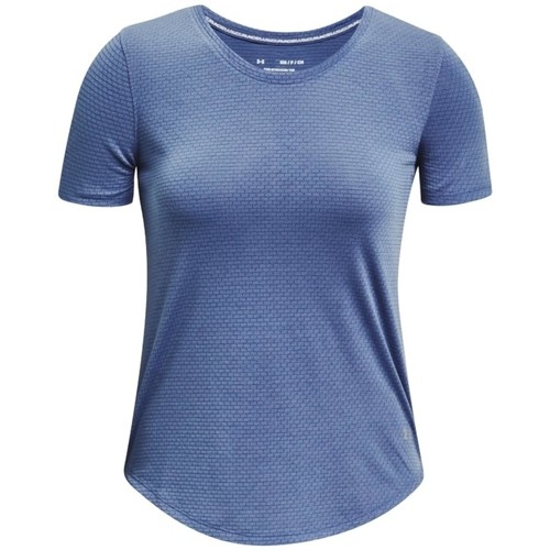 Vêtements Femme T-shirts manches courtes Under Armour pile Streaker Run Short Sleeve Bleu