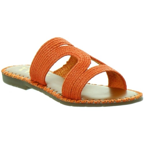 Chaussures Femme Sandales et Nu-pieds L'Atelier Tropézien Brett & Sons ref 52069 orange Orange