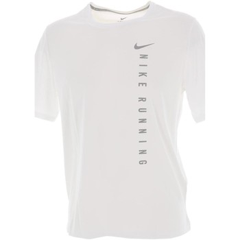 Vêtements Homme T-shirts manches courtes Uptempo Nike Miler running div  h Blanc