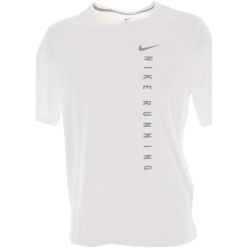 Vêtements Homme T-shirts manches courtes Nike Miler running div  h Blanc